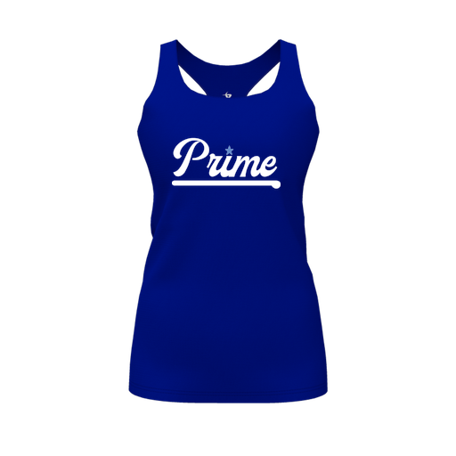 [CUS-DFW-RCBK-PER-RYL-FYS-LOGO3] Racerback Tank Top (Female Youth S, Royal, Logo 3)