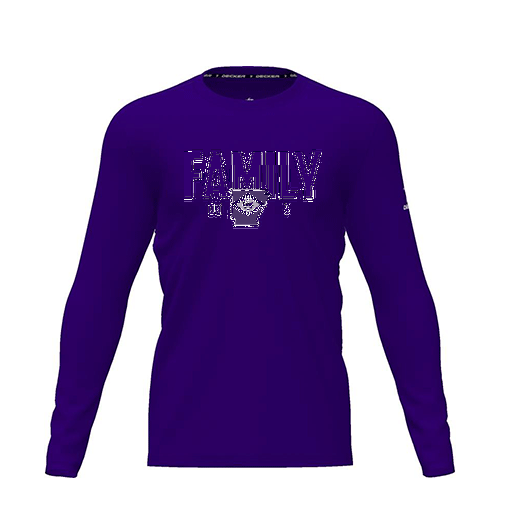 [FTLCDFPP-YXS-LOGO2] Dri Fit Performance T-Shirt (Youth XS, Purple, Logo 2, Long Sleeve)