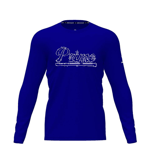 [CUS-DRIF-TEES-PER-CNK-LSL-RYL-YXS-LOGO1] Dri Fit Performance T-Shirt (Youth XS, Royal, Logo 1, Long Sleeve)