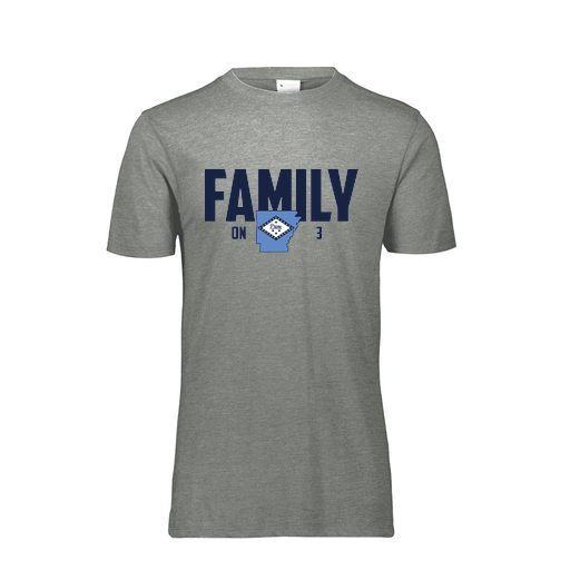 [FTSCUBGY-YS-LOGO2] Decker Youth Tri-Blend T-Shirt - Short Sleeve (Youth S, Gray, Logo 2)