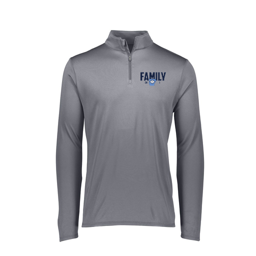 [FTLQFLGY-FAXS-LOGO2] Ladies Flex-Lite 1/4 Zip Shirt (Female Adult XS, Gray, Logo 2)