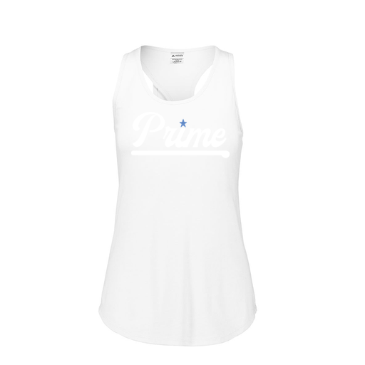 [FT0TUBWH-FAS-LOGO3] Ladies Tri Blend Tank Top (Female Adult S, White, Logo 3)