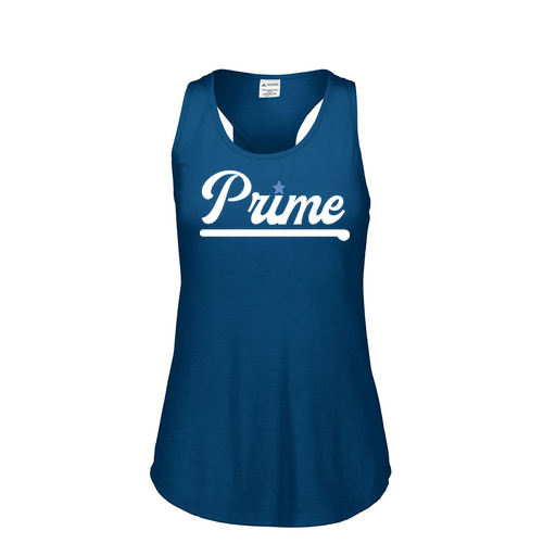 [FT0TUBNV-FAS-LOGO3] Ladies Tri Blend Tank Top (Female Adult S, Navy, Logo 3)