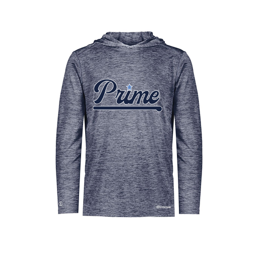 [FOLHCGNV-AS-LOGO1] Decker Men's Charge Hoodie (Adult S, Navy, Logo 1)