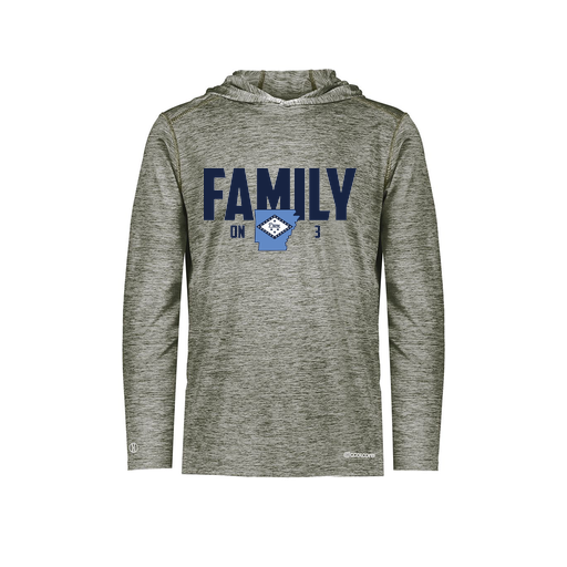 [FOLHCGGY-AS-LOGO2] Men's Charge Hoodie (Adult S, Gray, Logo 2)