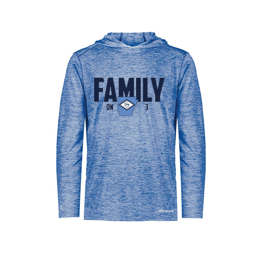 [FOLHCGRY-YS-LOGO2] Decker Youth Charge Hoodie (Youth S, Royal, Logo 2)