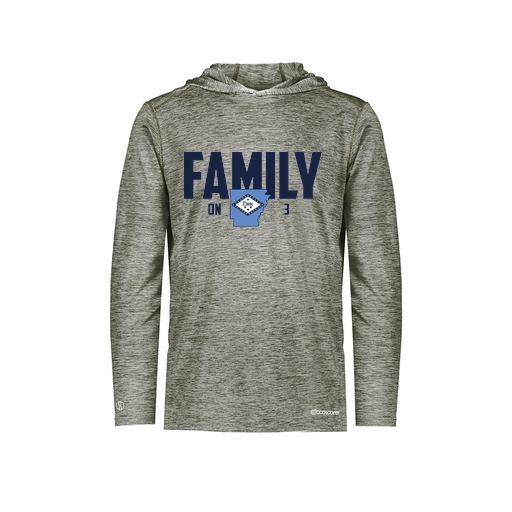 [FOLHCGGY-YS-LOGO2] Decker Youth Charge Hoodie (Youth S, Gray, Logo 2)