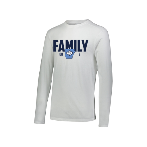 [3075.005.XS-LOGO2] Men's LS Ultra-blend T-Shirt (Adult XS, White, Logo 2)
