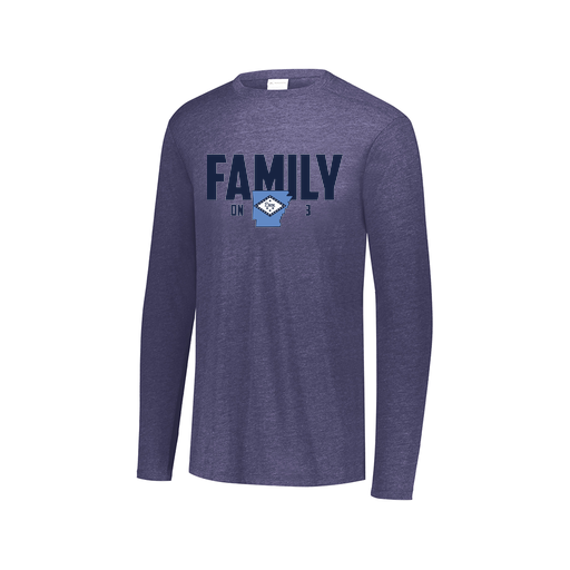 [3075.U22.XS-LOGO2] Men's LS Ultra-blend T-Shirt (Adult XS, Navy, Logo 2)