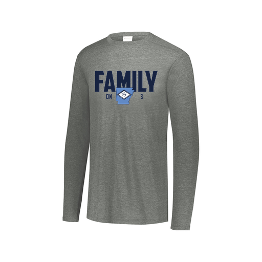 [3075.013.XS-LOGO2] Men's LS Ultra-blend T-Shirt (Adult XS, Gray, Logo 2)