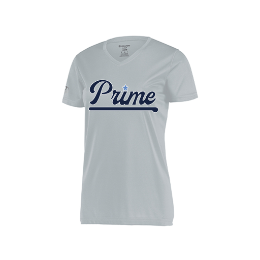 [222820.099.S-LOGO1] Ladies Movement Dri Fit Shirt (Female Adult S, Silver, Logo 1)